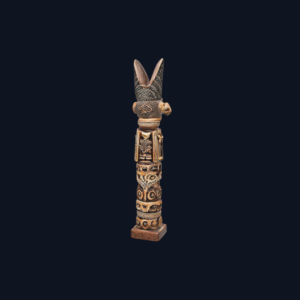 Intricate Totem Sculpture Model Pack